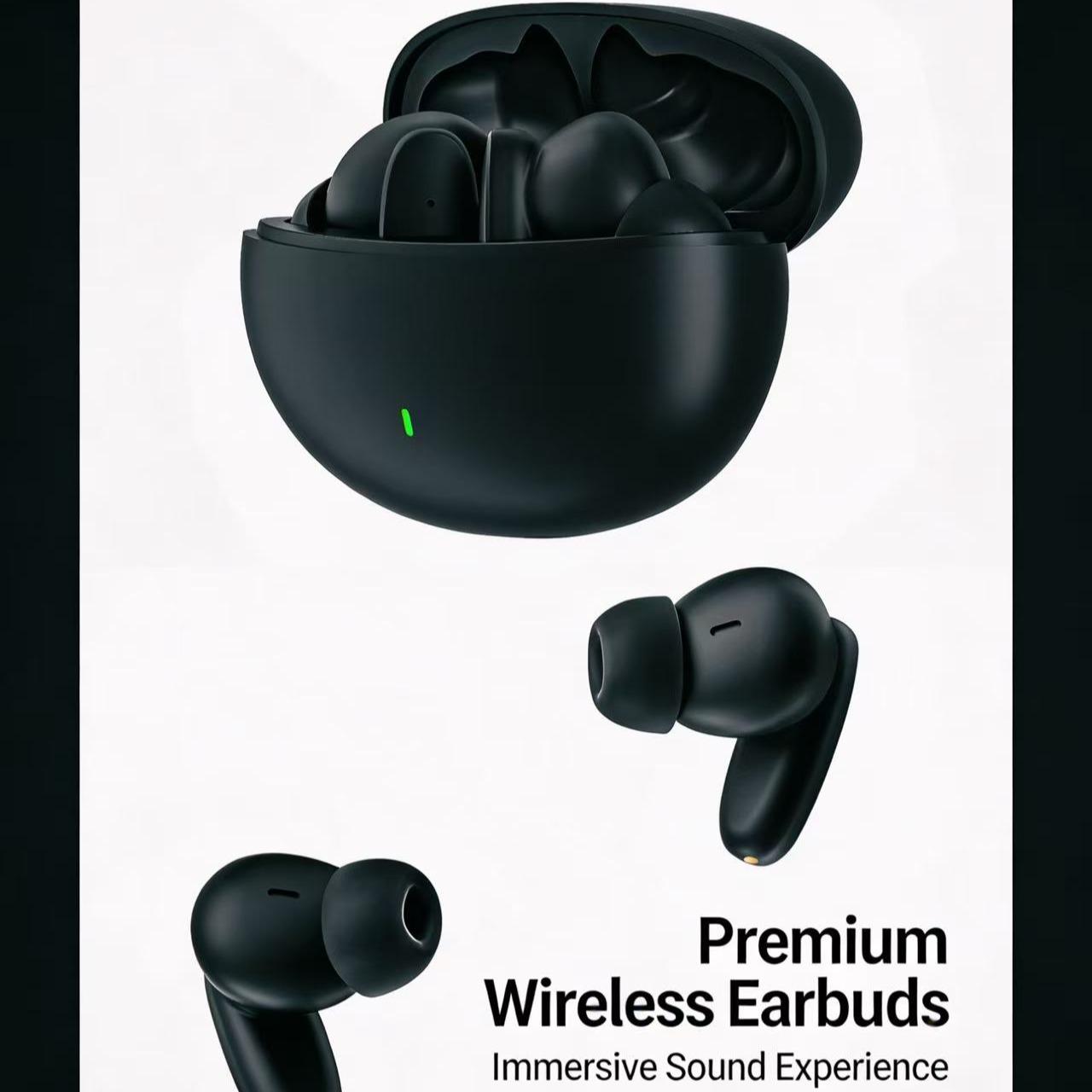 Wireless Earbuds Mini Stereo In-Ear Headphones, Type-C Charging Case, Compatible with iPhone & Android, Ideal for Gaming & Sports