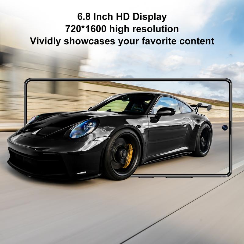 I25 Ultra 6.8-inch smartphone, 4G network Touchscreen smartphone with stylus, dual SIM dual standby, 4G + 64GB large memory, 8+16MP high-definition dual cameras, the perfect gift for holidays and birthdays.