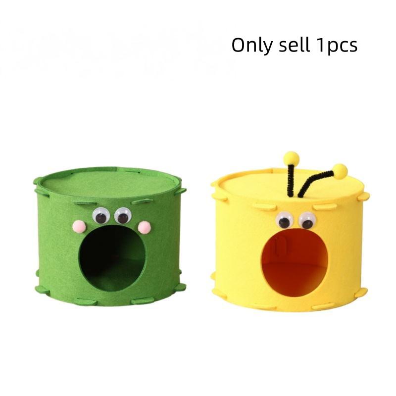 Small Hamster Hideout House, Universal Warm Nest, Breathable and Washable, Suitable for Honey Bag, Golden Bear, Guinea Pig, Bunny