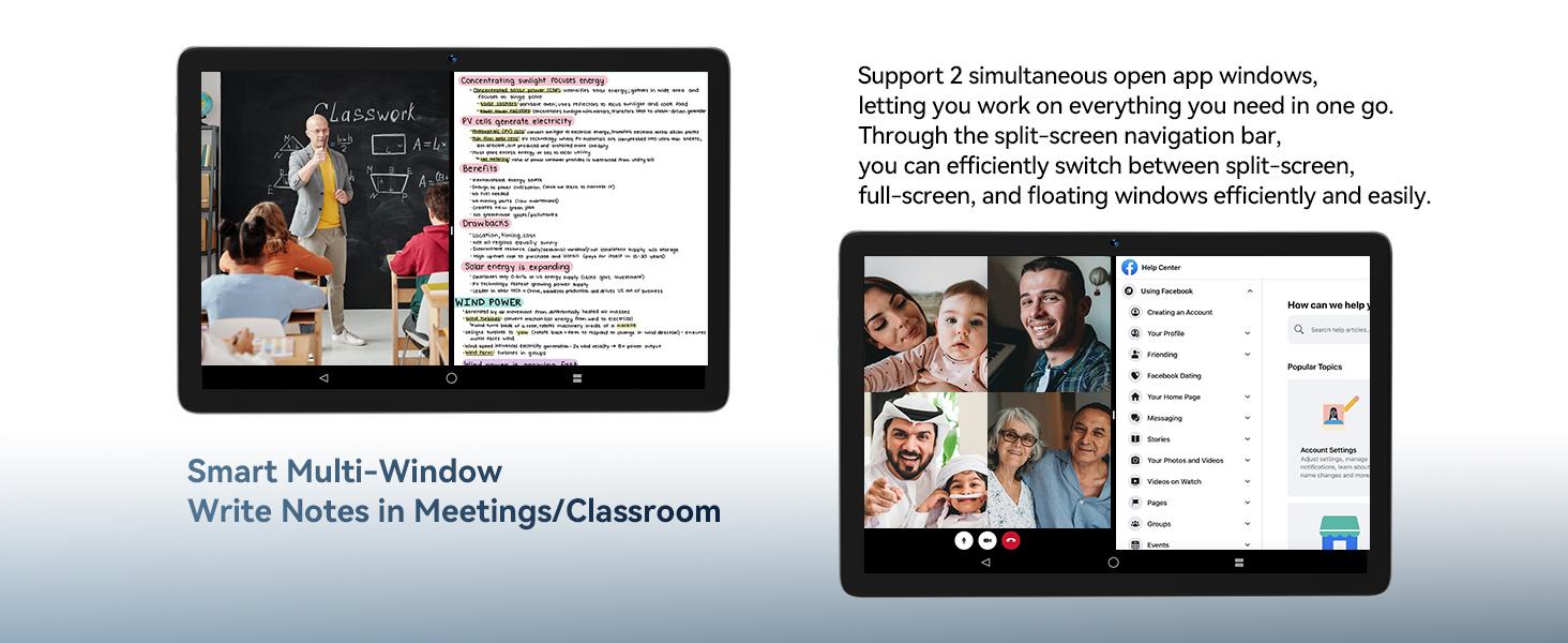 Tablet 2025 Newest Android Tablet 10 inch, Octa-Core 5G WiFi Tablet with Keyboard, 128GB + 8GB(4+4) + 1TB Expandable Storage, Large Touch-Screen Tablet, 13MP Dual Camera/Bluetooth/GPS/HD Display/Mouse/Case springtok