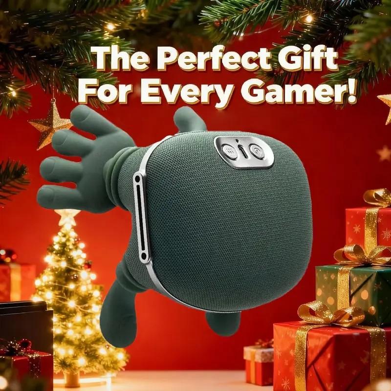 Bionic Heating Massager, Shoulder Neck Electric Acupressure Master, Wireless Portable Design, 3D Deep Tissue Pillow, 3 Speed Settings