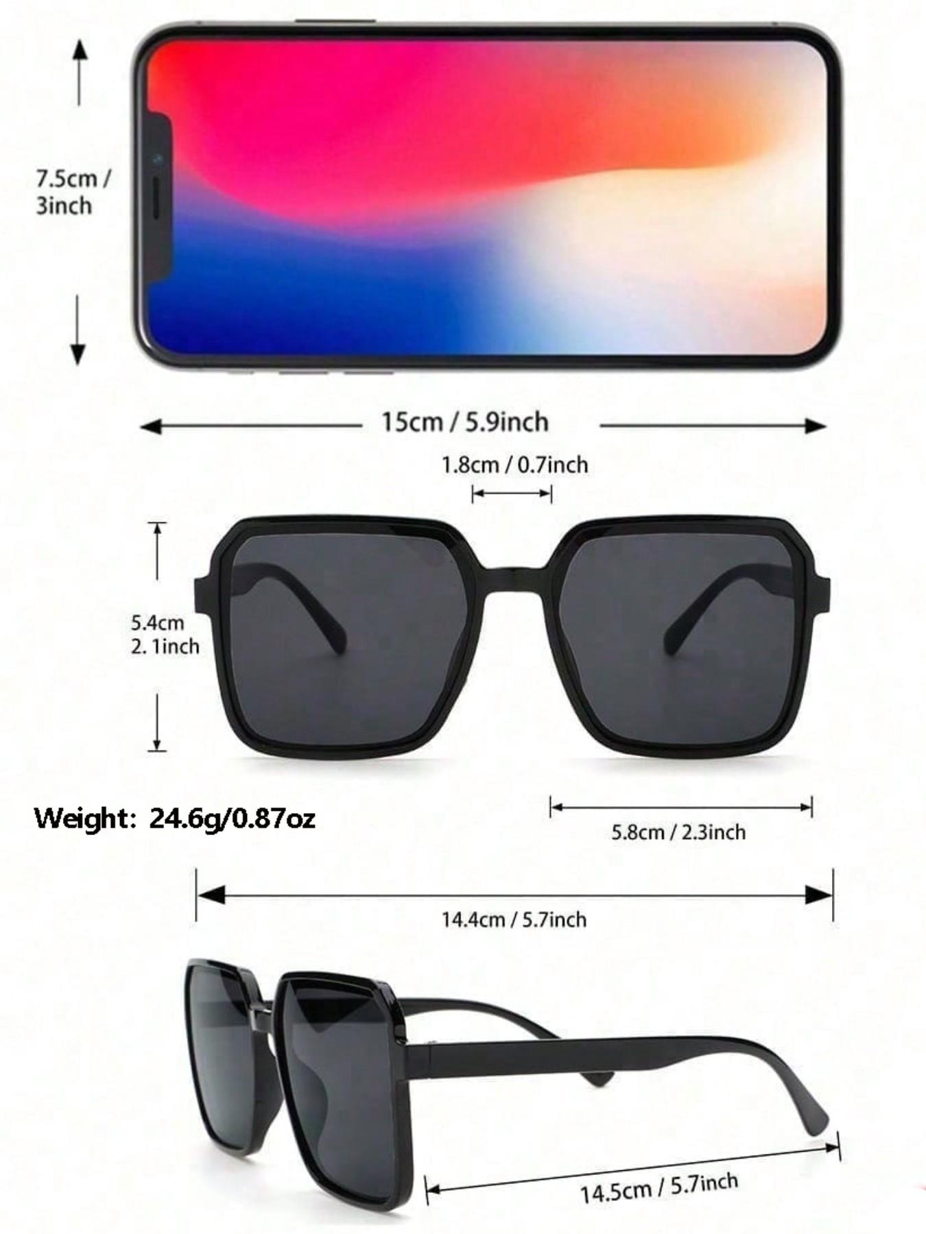 Elegant Multi-Colored Women's Lightweight Durable Sunglasses for Beach Parties, Perfect for Music Festivals, Stylish UV Protection Eyewear