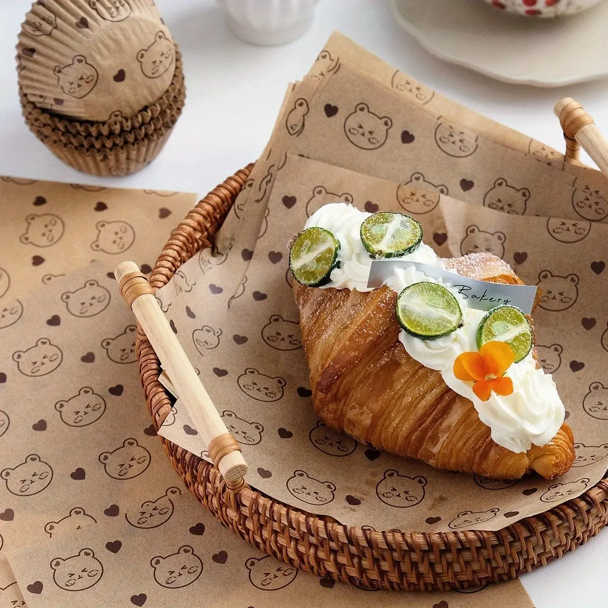 500/100 Sheets Baking Paper, Oil Absorbent Cooking Paper, Cake Parchment Paper, Sandwich Wrapper, Burger Food Pad, Oven Bake Paper