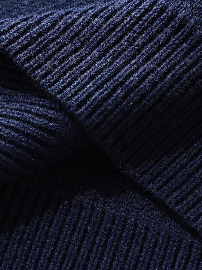 Unisex Fall Winter New Cartoon Bear Embroidered Round Neck Knit Pullover, Casual Comfy Pullover, Casual Comfortable College Style Sweater, Elegant Fashion Top