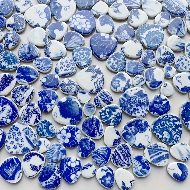 200g/7.05oz DIY Mosaic Stone Tiles, Oriental Style, Multiple Craft Styles, Creative Designs, Home Wall Decor, Outdoor Garden Steps, DIY Crafts Material