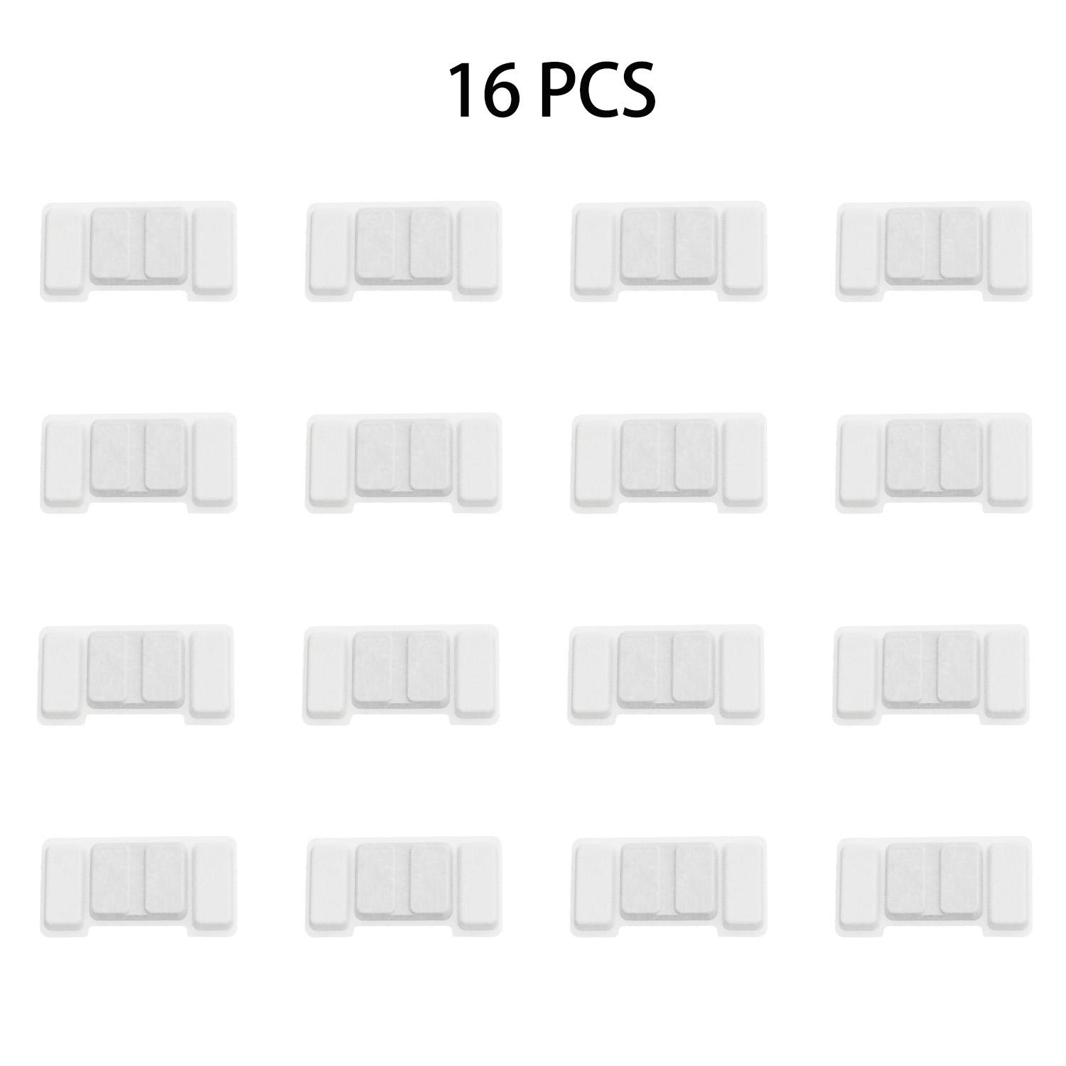 8/16 Pack Cat Water Fountain Filters, Pet Replacement Filters for Stainless Steel 67oz/2L, 108oz/3.2L Faucet-Shaped Pet Water Fountain Dog Water Dispenser