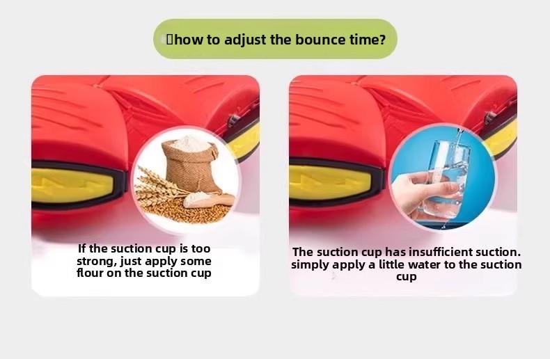 Dog toy - Self-amusement boredom relief elastic ball - Magic flying disc - Deformable ball - Footed ball - Educational toy - Outdoor sports ball