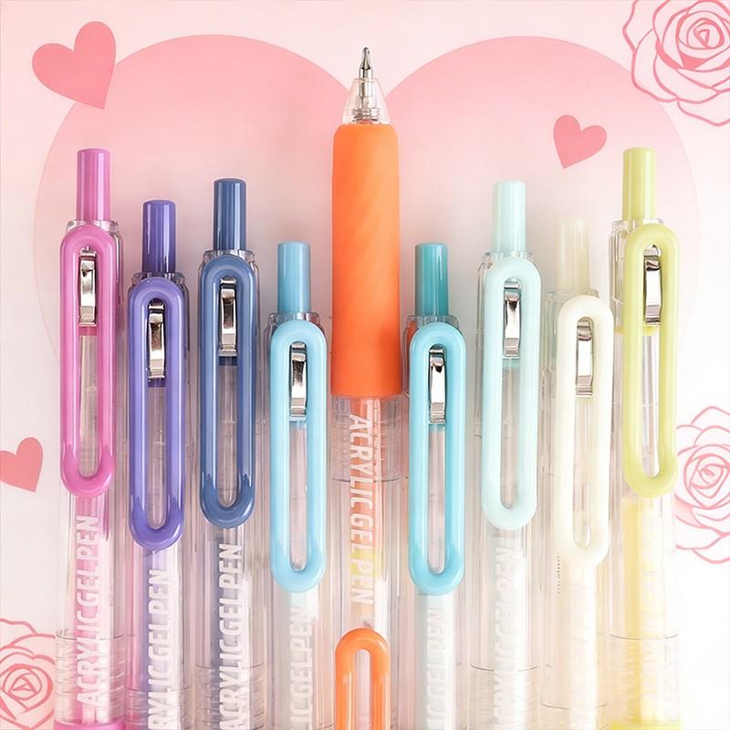 Languo 90 Colors Retractable Gel Pens, Large Capacity Acrylic Marker Set, Ideal for Holiday Themed Painting & Festival Art Creation