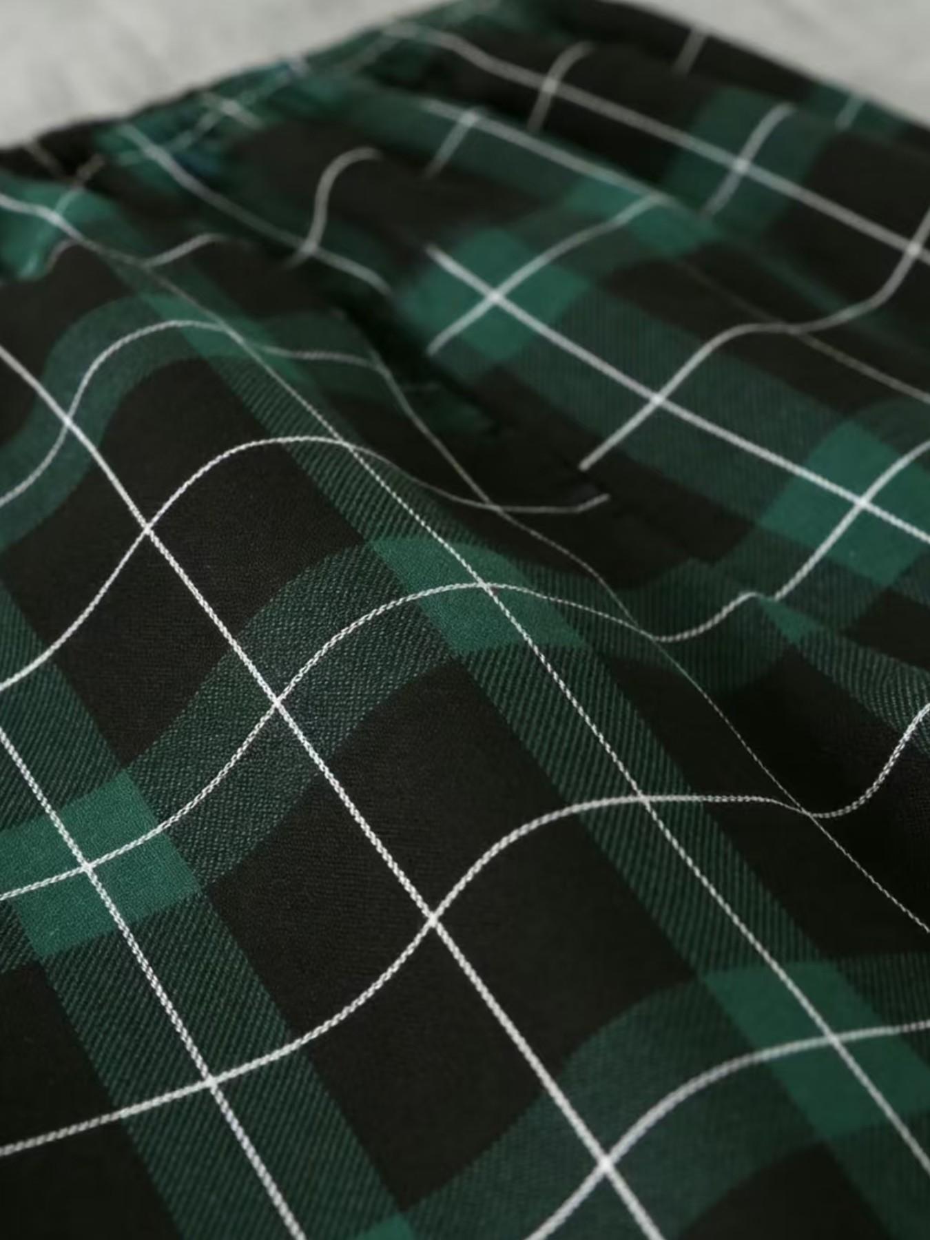 I Love My Boyfriend/Girlfriend Couple Pajama Set, Trending Matching 2 Piece Loungewear with Plaid Pants, Breathable Sleepwear for Couples, Perfect for Home Relax, Valentine's Day Gift, Nightwear & Cozy Couple Outfit