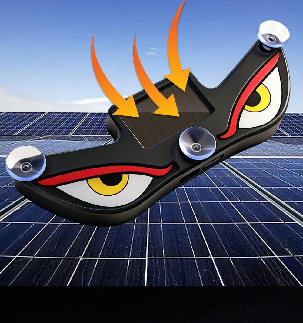 Car Rear Window LED Dynamic Display Light, Vampire Devil Eye Emoji Panel, Auto Decorative Light