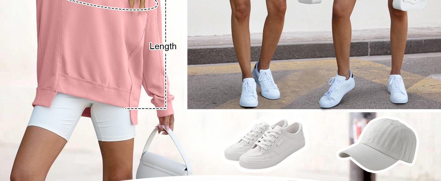 ANRABESS Womens Oversized Sweatshirt V Neck Long Sleeve Tunic Lightweight Pullover 2025 Winter Casual Tops Teen Girl Outfits