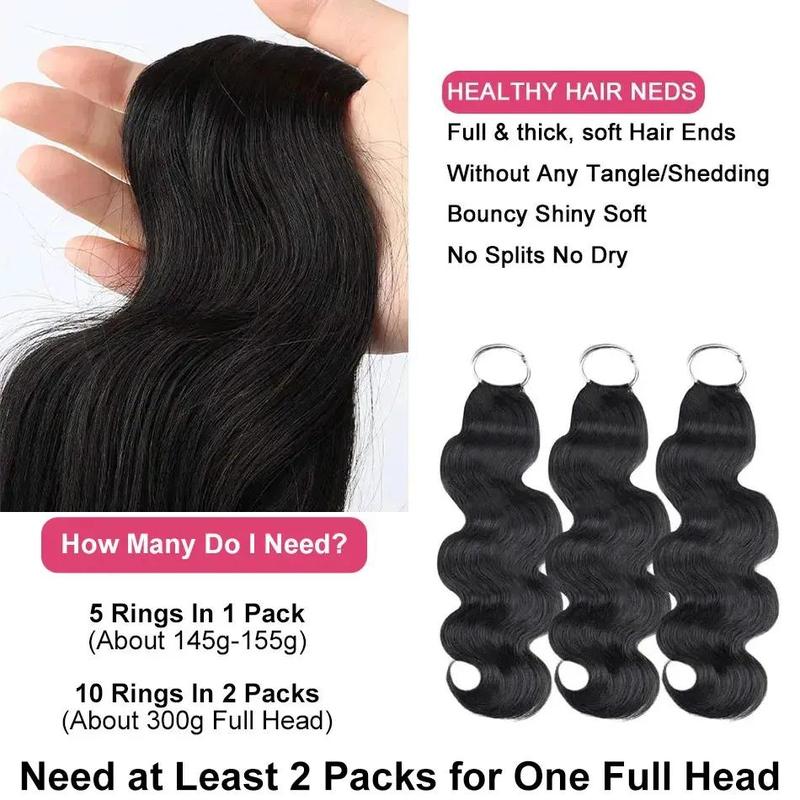 QVR Soft Feather Crochet Hair 3 Packs Small Kinky Curly Machine Made Human Hair Extension