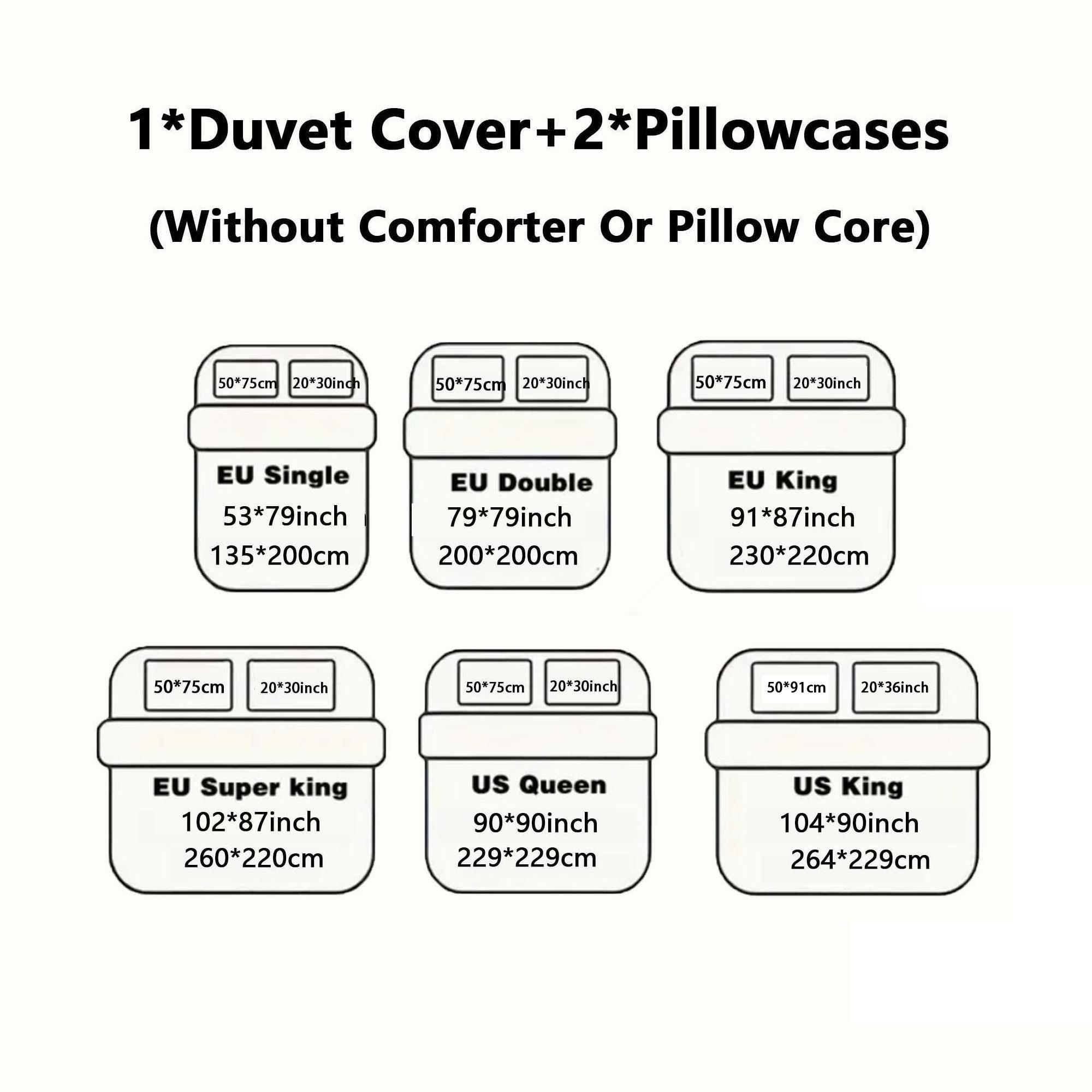 3Pcs Black White Gingham Duvet Cover Set, French Ruffle Vintage Design, Soft Skin-friendly Breathable Cozy, Ideal for Bedroom Dorm Home Decor Daily Use (No Filling, No Pillow Inserts)