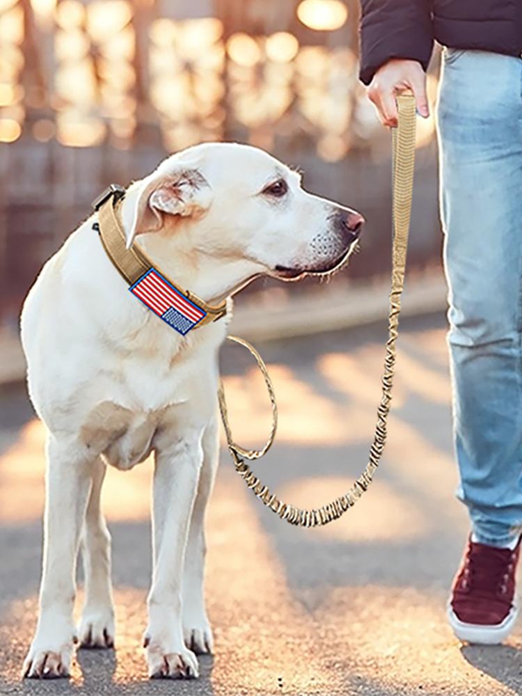 Dog Training Collar Adjustable Tactical Dog Collar And Leash Set Control Handle Pet Lead Collar For Small Big Dogs