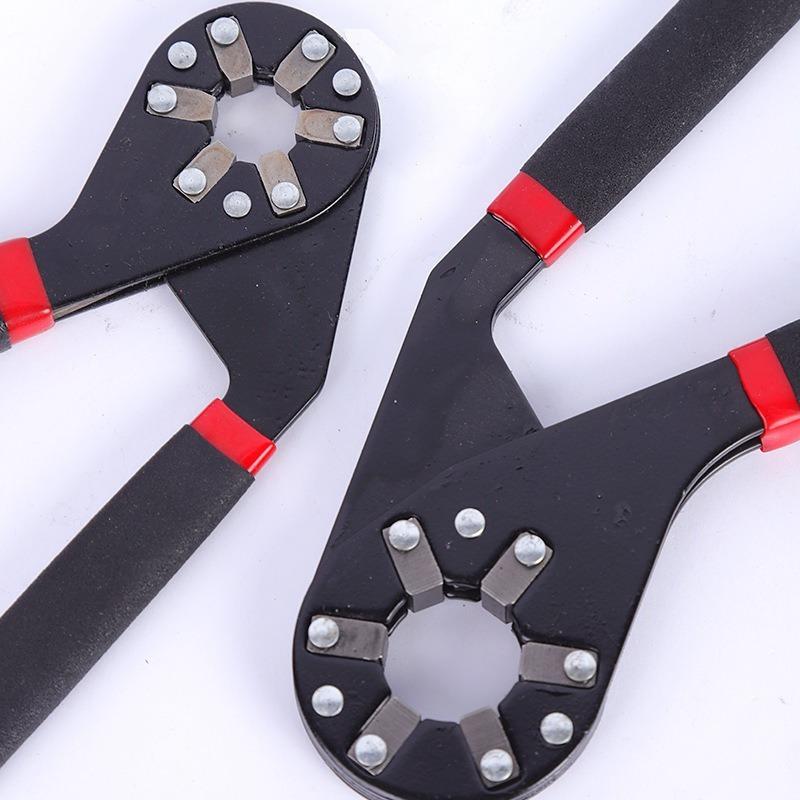 6"/ 8" External Hex Wrench, Torque Adjustable Wrench, Opening Repair Removal Tool, Magic Wrench, Heavy Duty Wrench, Household Repair Tools For Electrician, Mechanic, Motorcycle, Bicycle