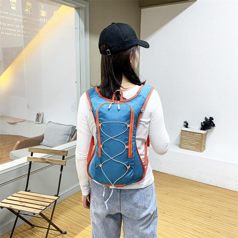 Outdoor Cycling Water Bag Backpack, Lightweight Breathable Reflective Shoulder Bag, Running Hiking Trekking Water Bag, Multi-Functional Outdoor Sports Bag