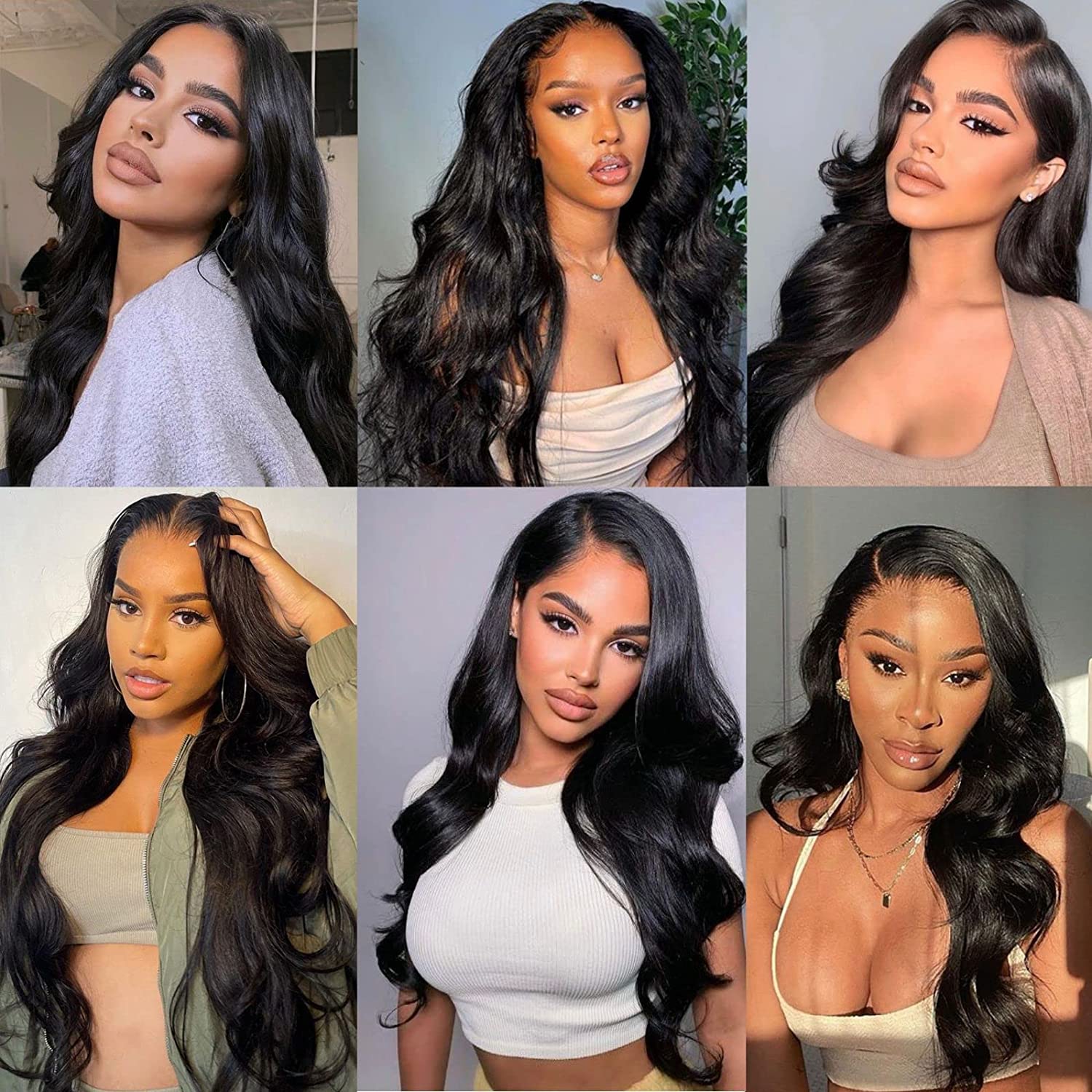 4x4 Body Wave Lace Closure Wig Human Hair 180% Density Brazilian Lace Front Hair Wigs VIrgin Hair