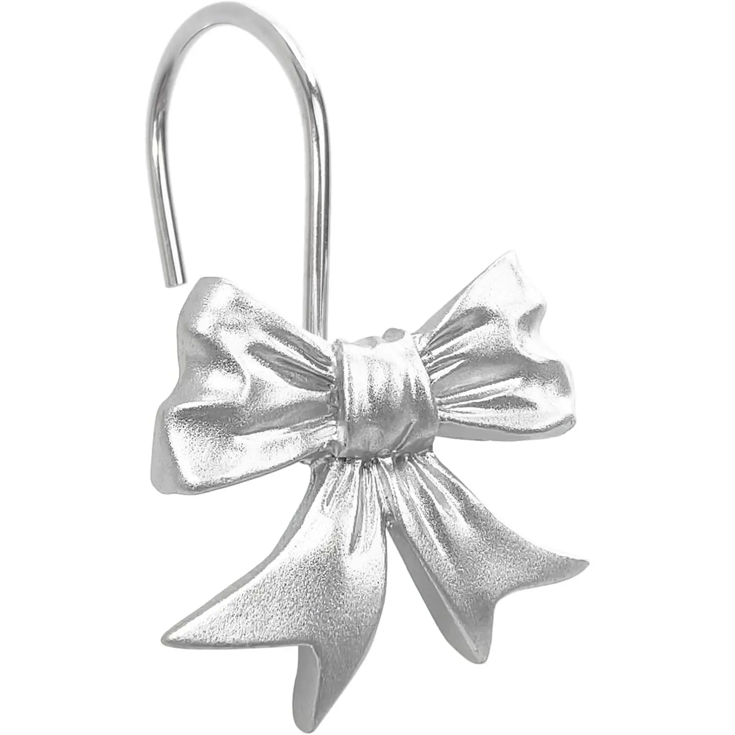 Decorative Shower Curtain Hooks, Bow Knot Shower Curtain Rings Hooks for Bathroom   Room Rustproof Shower Hooks ()