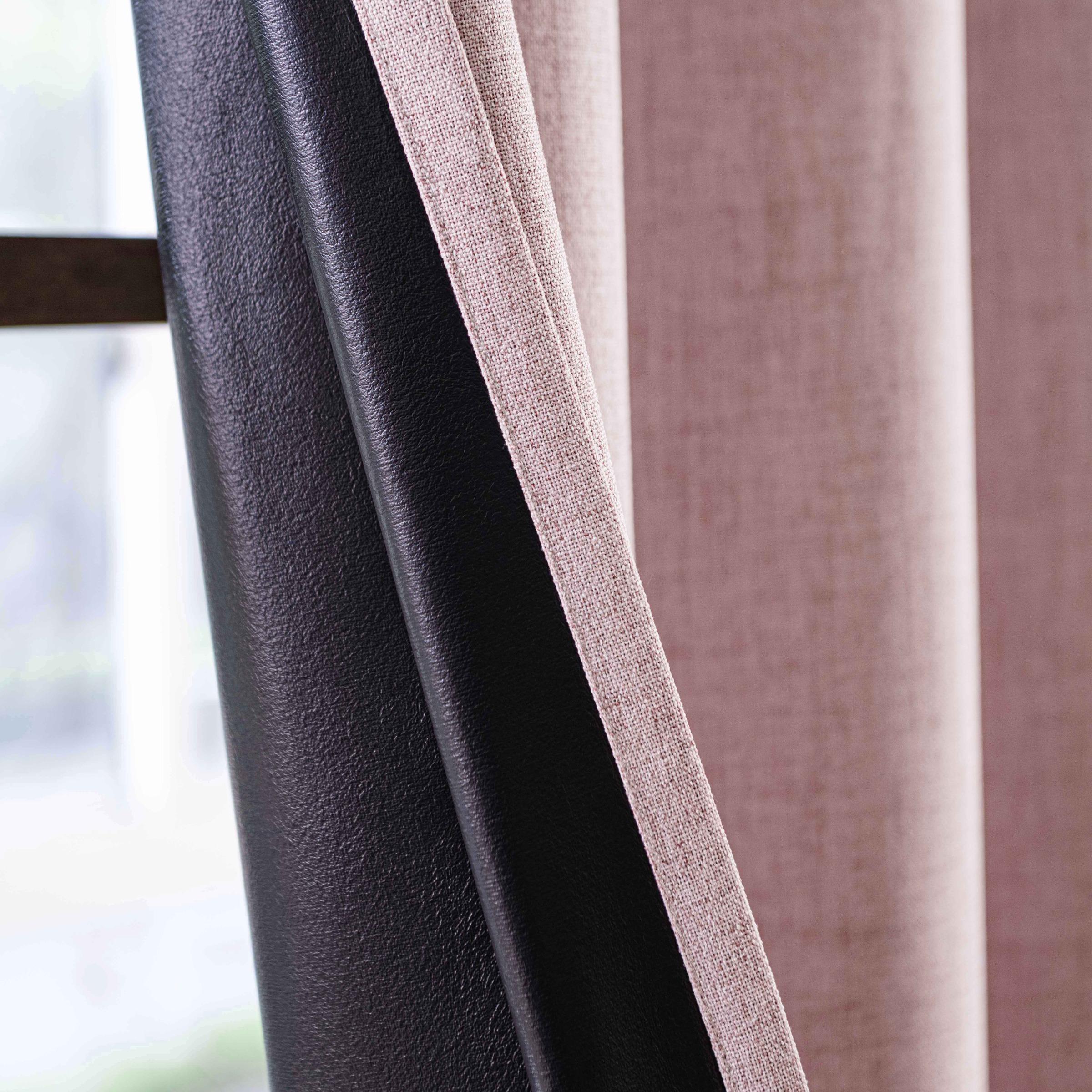 100% Light Blocking Sunscreen Curtains, Indoor Dark Cotton Polyester Fabric with Lining, Modern Romantic Simple Style for Bedroom Living Room