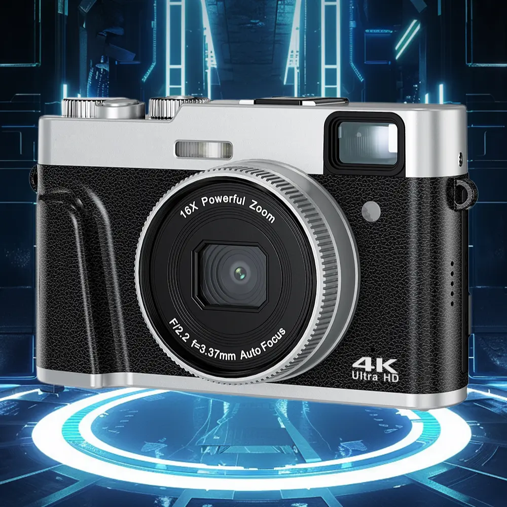 HD Digital Camera, Home Use Selfie Camera, Student Mirrorless Viewfinder Camera