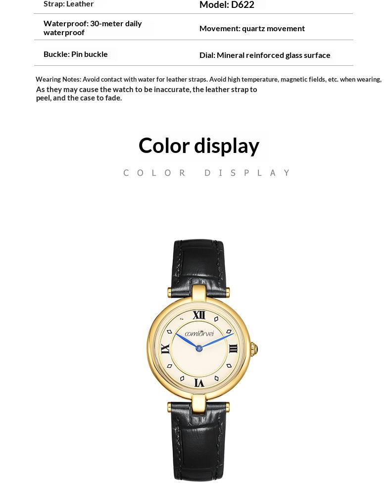 Women's Timeless Vintage Quartz Watch, Casual Analog Face, Quality Alloy Case, Stylish Everyday Wristwatch, Lovely Gift for Daughter, For All Seasons