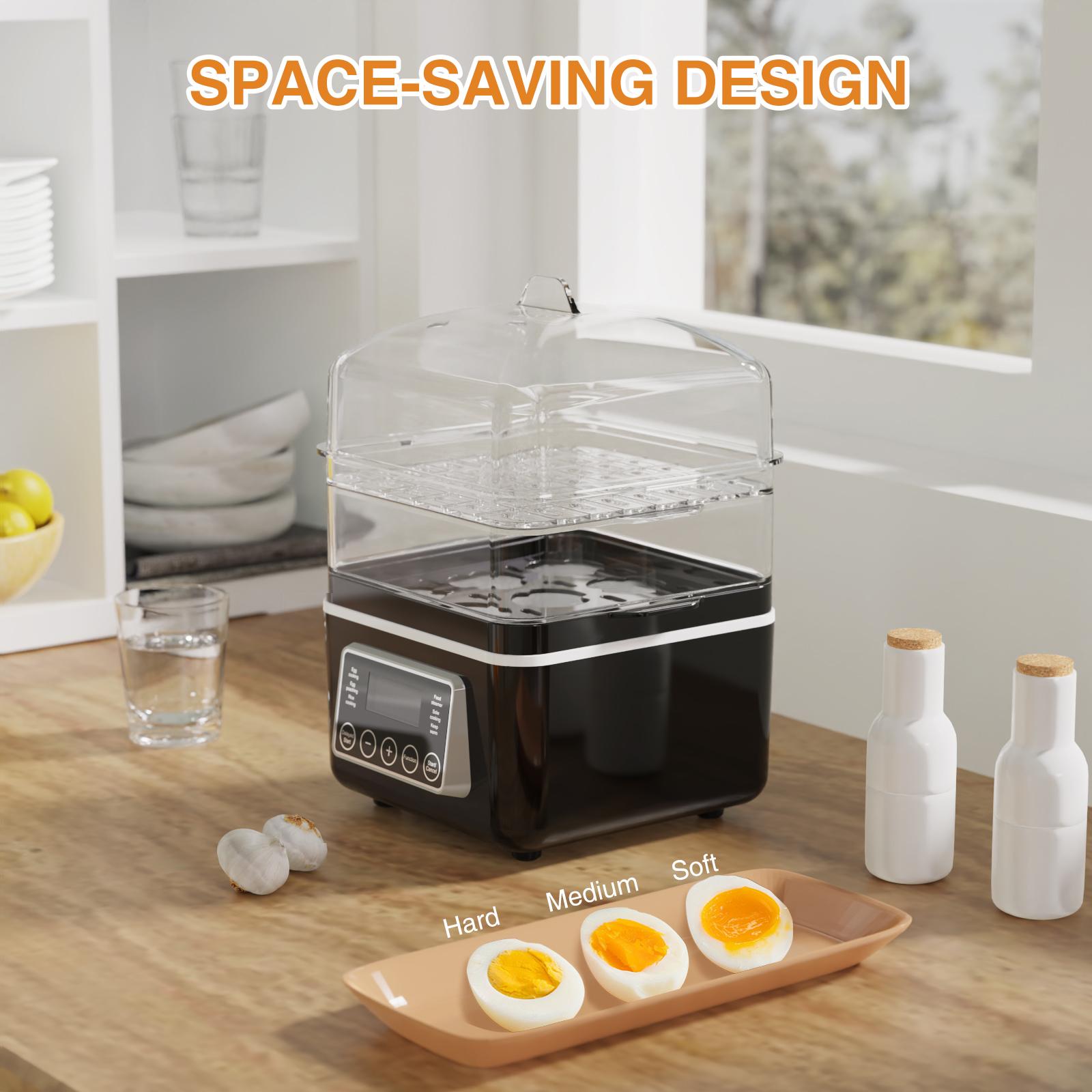 【Deals For You Days】EVOLOOP 2 Tiers Electric Food Steamer for Cooking, 4 QT Digital Multi Vegetable Steamer with BPA-Free Stackable Baskets, Rapid Egg Cooker with Auto Shut-Off, Ideal for Veggies, Rice 【Deals For You Days】EVOLOOP 2 Tiers Electric Food Steamer for Cooking, 4 QT Digital Multi Vegetable Steamer with BPA-Free Stackable Baskets, Rapid Egg Cooker with Auto Shut-Off, Ideal for Veggies, Rice