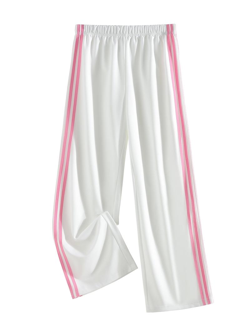 Women's Camo Wide Leg Pants with Pockets, Loose-Fit Drawstring Waist, Casual Fashion for Spring Summer Fall, Adult Clothing