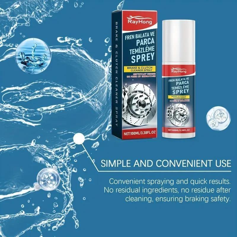 Rayhong Professional Brake Disc Cleaning Spray, Disk Cleaner, Lubricates Brakes, Reduces Noise, Enhances Braking Performance, for Cars, Trucks, Motorcycles
