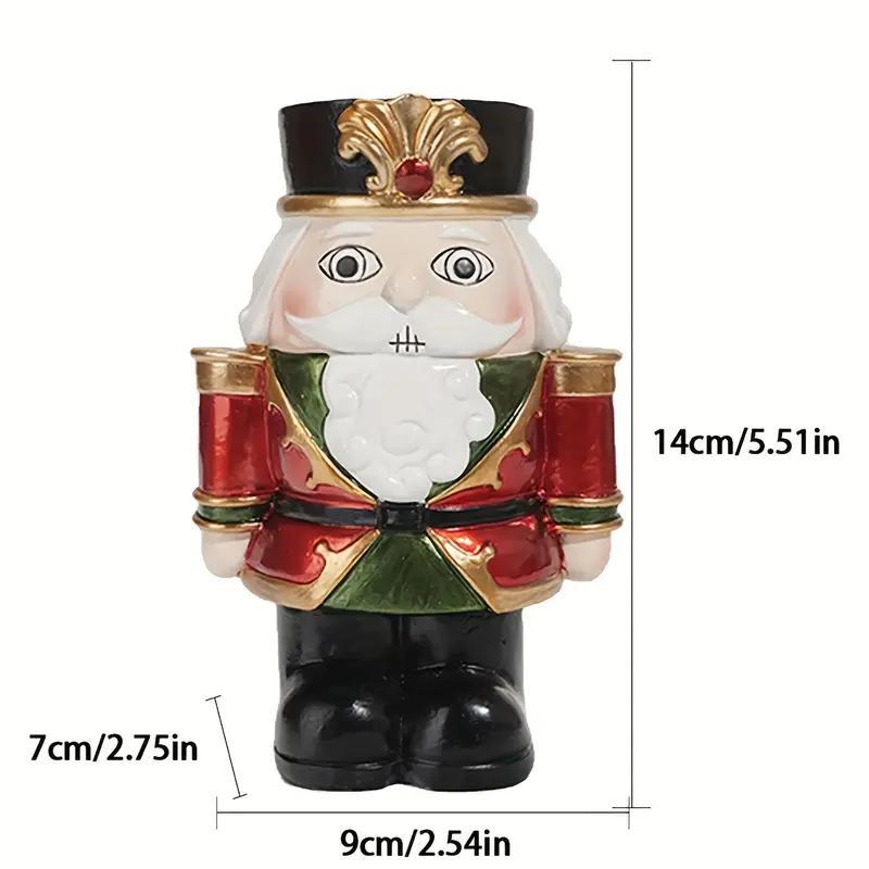 Resin Christmas Nutcracker Figurine, Aromatherapy Diffuser for Indoor Outdoor Use, Perfect Holiday Decoration for Home Office Festive Season