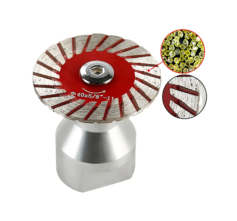LOZLIN 3PCS/5PCS 1.57" Diamond Saw Blades for Granite, Marble, Sandstone, Tombstone & Stone - Angle Grinder Tool for Carving, Lettering in Masonry & DIY,toolupgrade