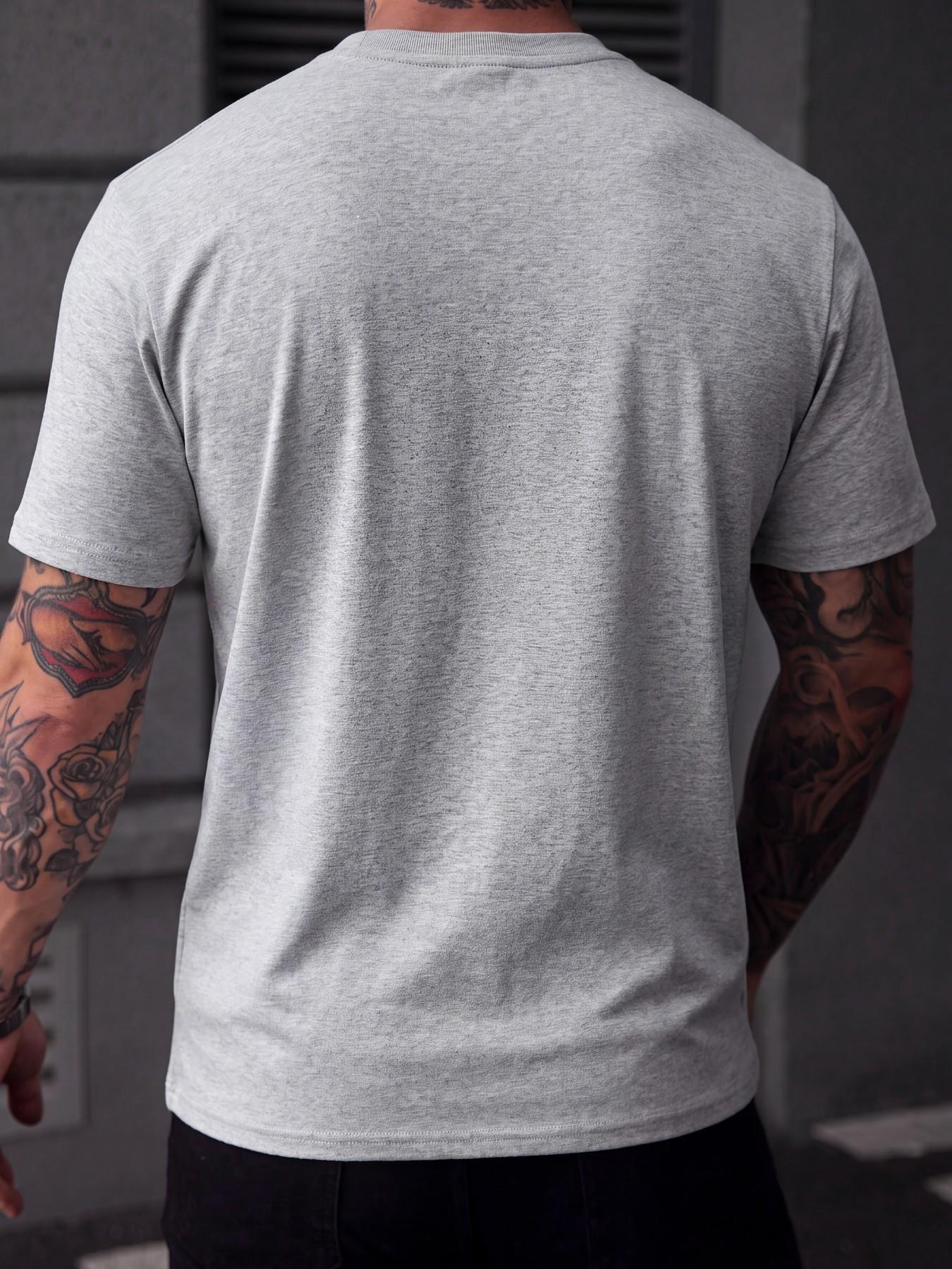 5-Pack Men's Slim Fit Cotton V-Neck T-Shirts, Casual Classic Short Sleeve Basic Daily Wear, Comfortable Solid Color Tees, Essential Clothing