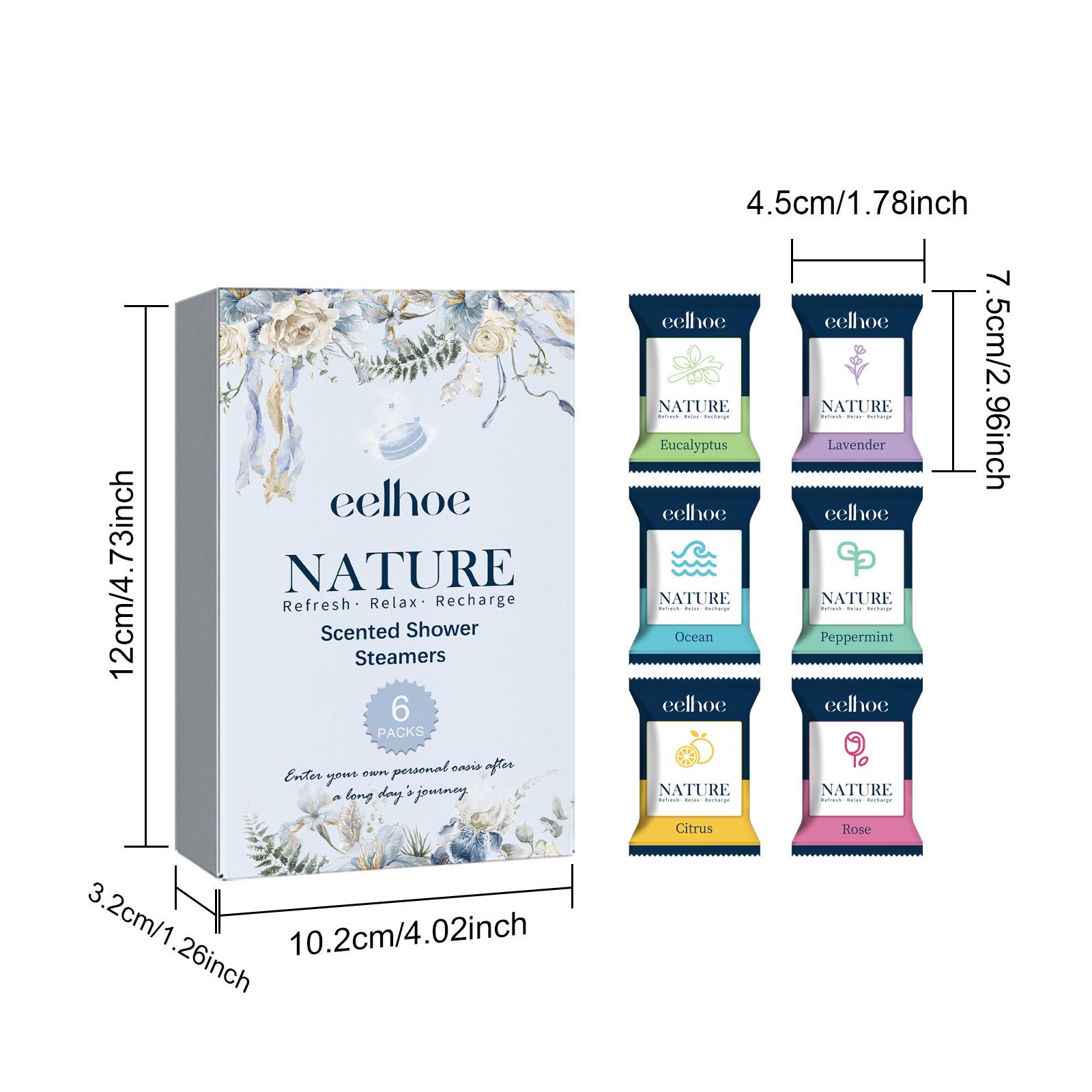 EELHOE Shower Tablets Keep Fragrance Aromatherapy Shower Tablets Deep Cleansing Relaxing Spa Shower Tablets
