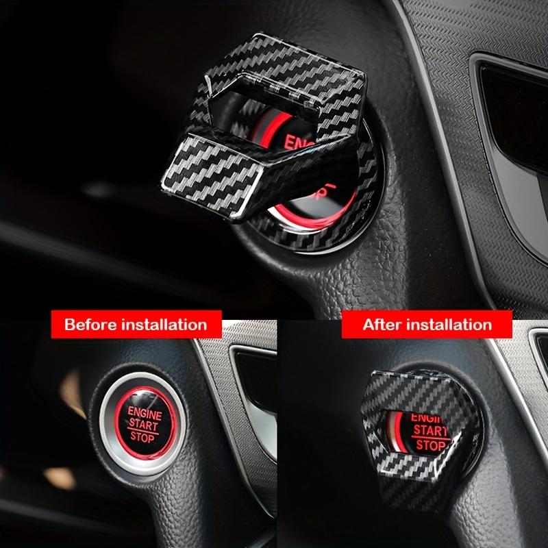 Car Engine Start/Stop Button Cover, 1 Count Car Engine Start Stop Button Protector, Universal Car Interior Accessory for Most Vehicles, Car Interior Decor