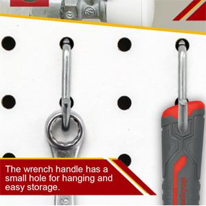 Multifunctional Self locking Wrench, Self Adjusting Pipe Wrench, 8 Inch Plumbers Wrench for (9-25mm) 3/8"-1"Nuts, Irregular Nuts, Pipes Use, Vanadium (8 In)