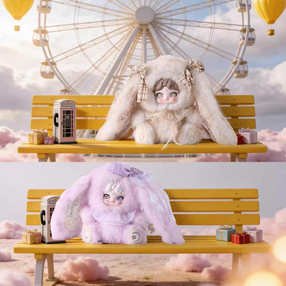 Bella 600% Dream-Catcher Rabbit Series Plush Blind Box | 6+2 Hidden| Feather Bead Plush Decor