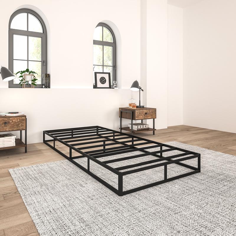 Edenza-Queen Box Spring 5 7 9 Inch, Heavy Duty Mattress BoxSpring Foundation, Sturdy Queen Box Springs for Bed with Fabric Cover Set, Easy Assembly, Noise Free