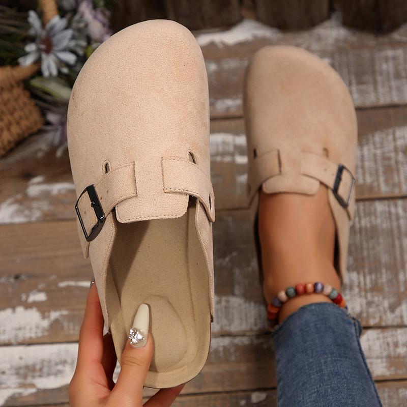 Women's Sandals Round Toe Cork Footbed Slide Clogs With Adjustable Buckle Strap Slippers Indoor Outdoor Shoes Women's Sandals Round Toe Cork Footbed Slide Clogs With Adjustable Buckle Strap Slippers Indoor Outdoor Shoes