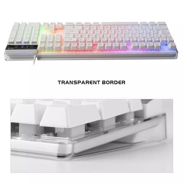 MageGee K1 Gaming Keyboard and Mouse Combo, RGB LED Backlit Keyboard with 104 Keys Computer PC Gaming Keyboard for PC/Laptop