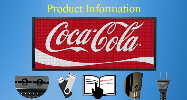 P6 Programmable Scrolling LED Sign Custom Digital Signage Displays Outdoor Aluminum Alloy Wifi Control Open Matrix Panel Electronic Message Board Screen Advertising Ticker Open Neon Sign