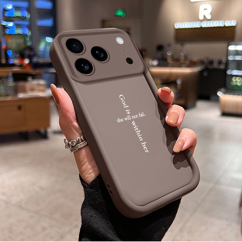 Godly Strength Within2D Pattern Phone Case suitable for iPhone iPhone 17 AIR 16E SE4 15 14 13 SE3 12 Pro Plus Max Mini Drop Protection Cover Cellphone Protective Smartphone Casing