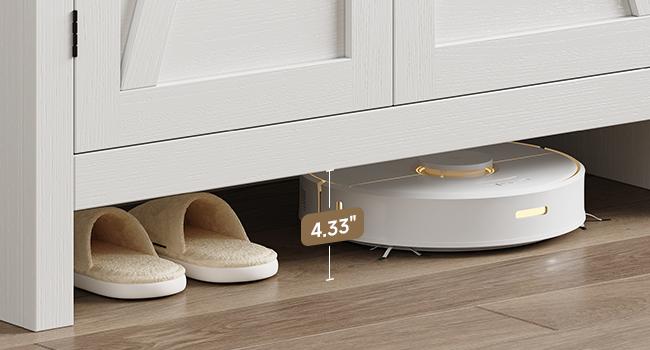 【SPOTLIGHT DAY】ONBRILL 6-Tier Shoe Cabinet with Doors, Farmhouse Shoe Storage Cabinet with Adjustable Shelves, Large Capacity Wooden Shoe Rack Organizer for Entryway, Closet, Hallway, Living Room