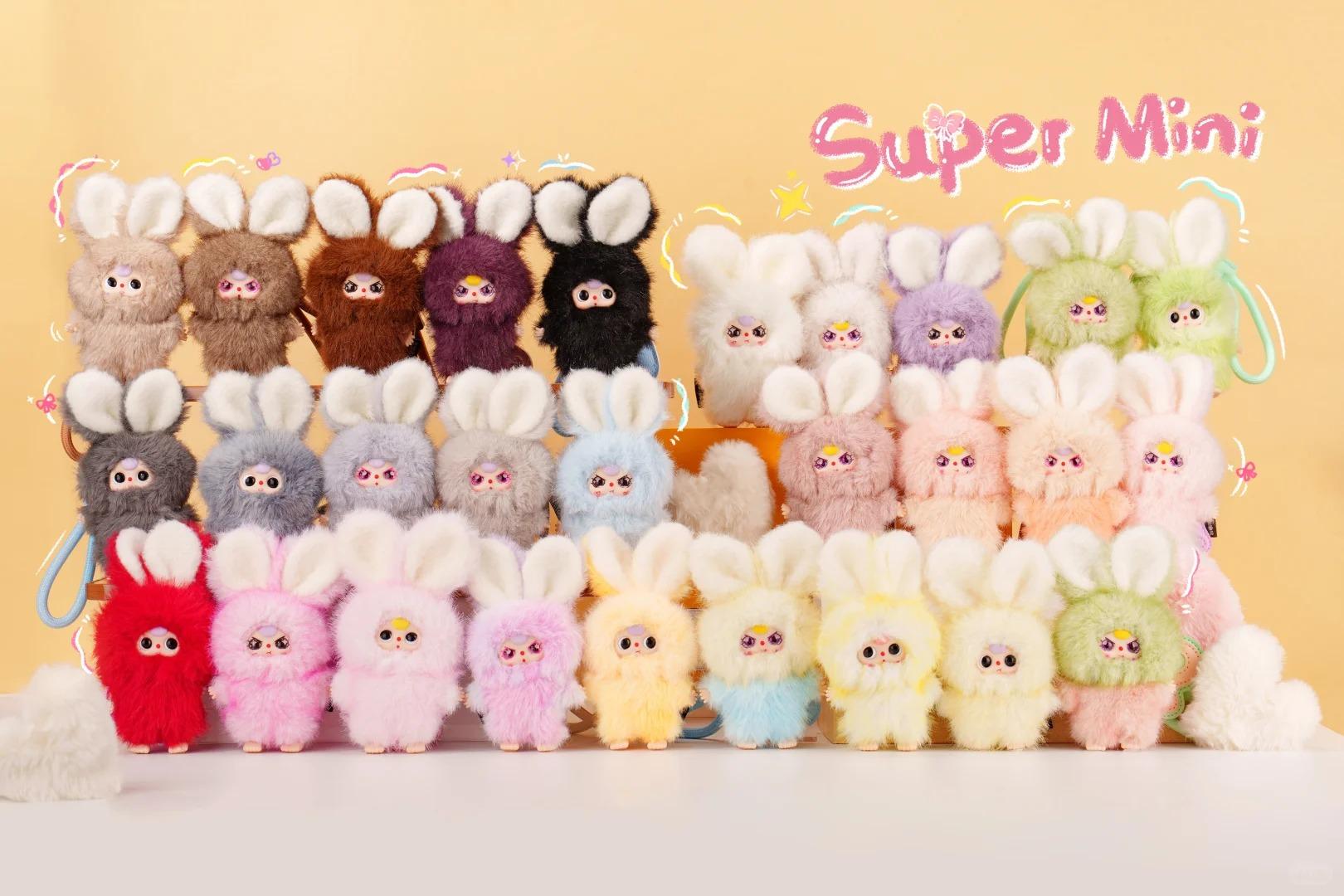 1014. Baby Three Super Mini Bunny Series Plush Blind Box