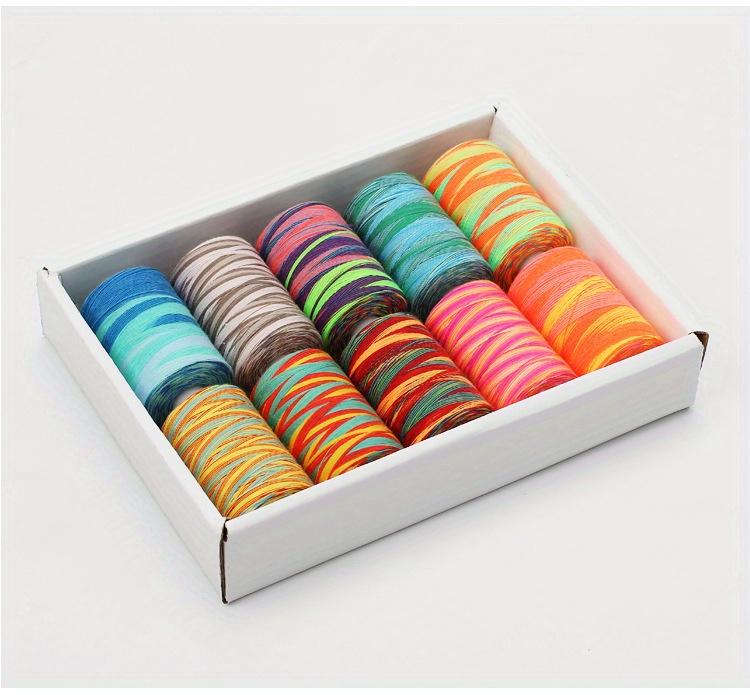 Sewing Thread Polyester Threads for Sewing Needlework Quilting Overlock Embroidery Hand Repair Thread Sewn Embroidery 1000yard