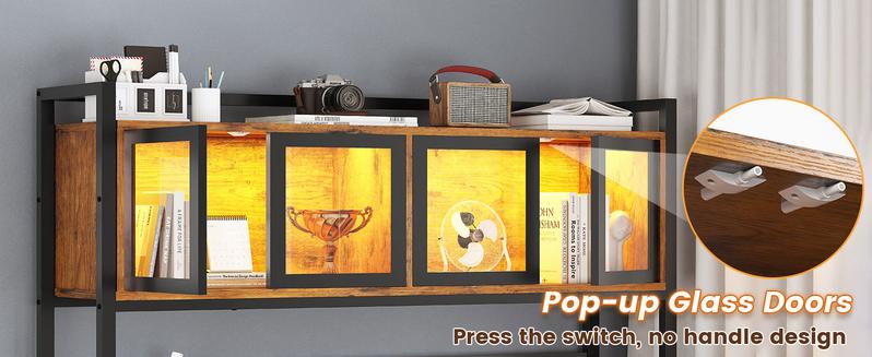 SEDETA L-Shape Gaming Table Computer Desk Monitor Home Office Modern Design Gamer Table Customizable Headphones