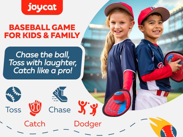 Joycat Sport Toys, Velcro Ball and Catch Game, Toss and Catch Ball Game Set, Baseball & Football Glove, Yard Games Beach Toys, Paddle Ball Family Backyard Games Joycat Sport Toys, Velcro Ball and Catch Game, Toss and Catch Ball Game Set, Baseball & Football Glove, Yard Games Beach Toys, Paddle Ball Family Backyard Games