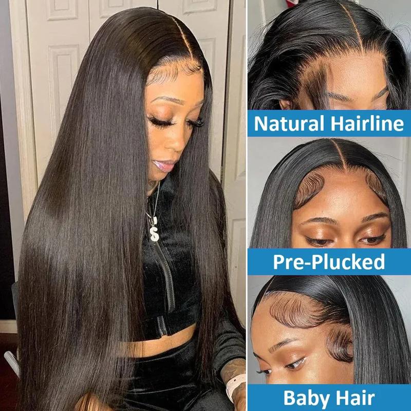 Bling Hair Straight Lace Front Wigs Hd Lace Wig 13x6 Real Hair Wigs For Black Women Pre Plucked Brazilian 32 30 Inch 13x4 Lace Frontal Wig