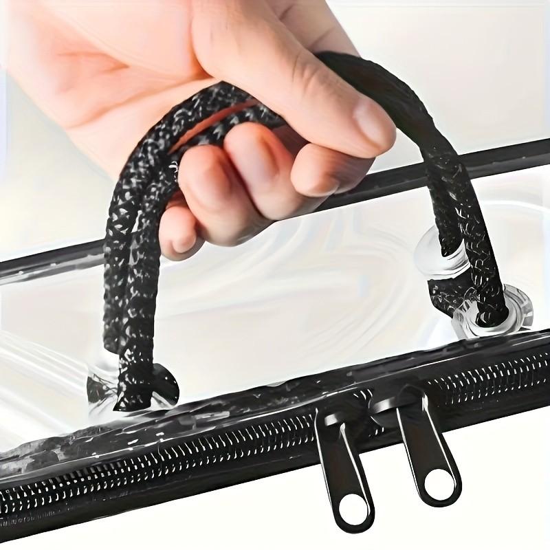 Large Capacity Thick Yarn Storage Bags, Perfect Closet Organizer, PVC Durable, Space-Saving, for Yarn, Toys, Blankets, Seasonal Items, Sewing Supplies