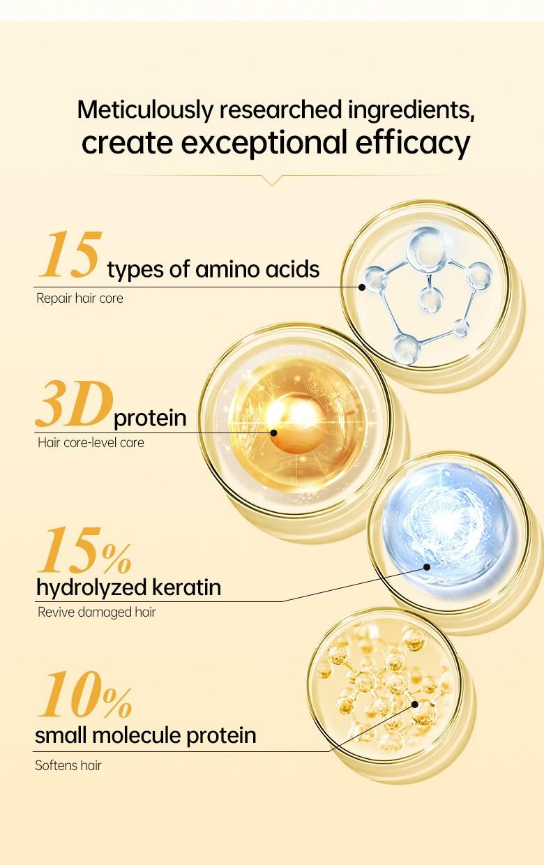 Hair Mask Conditioner, 1 Box No Steaming & No Washing Hair Mask, Hair Care & Styling Product for Dry & Damaged Hair, Hair Care Product for Women & Men, Shampoo