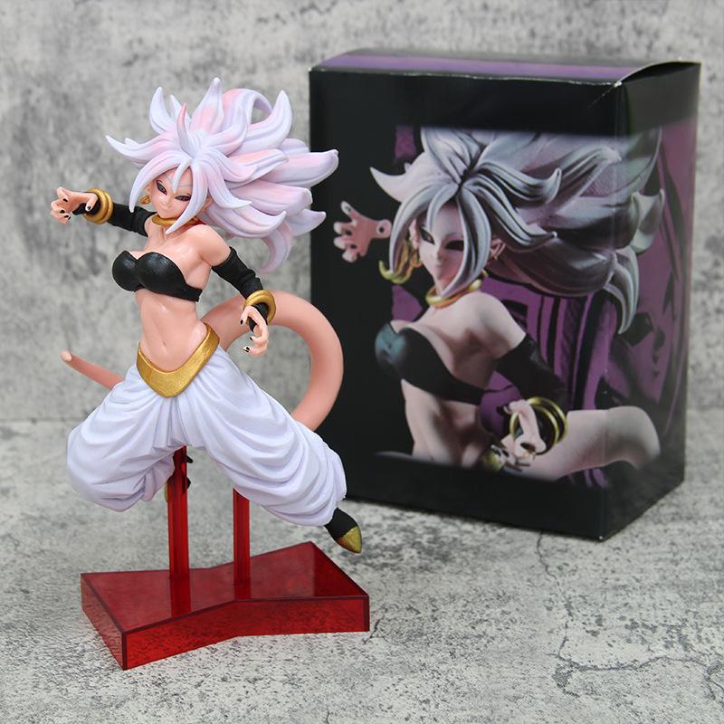 Dragon Ball Anime Theater Version Android 21 Female Buu Figure, Android 21 Model Boxed Handheld Toy, Collectible Dragon Ball Figurine, Anime Character, Collectible Figures