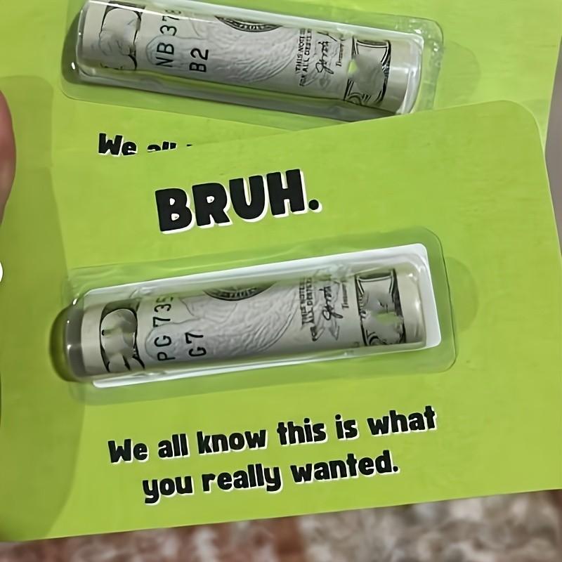 3 Sets Bruh Funny Cash Gift Cards, Creative Money Storage Cards, Perfect for Men/teenagers, Birthday/festival Surprises, Practical Gifts for New Drivers/owners